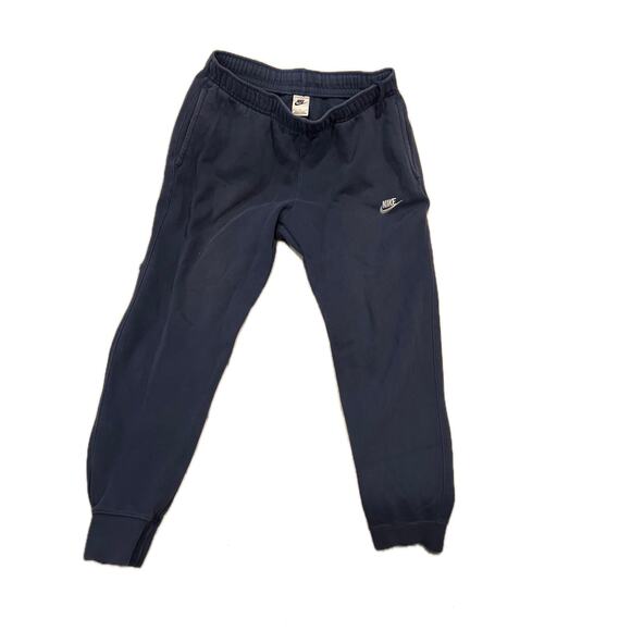 Nike Blue Cuffed Ankle Cargo Sweatpants Mens Size L - Picture 1 of 3